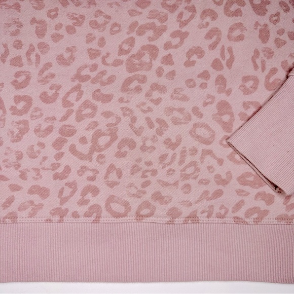 Calvin Klein Performance Pink Leopard Sweatshirt - Picture 5 of 6